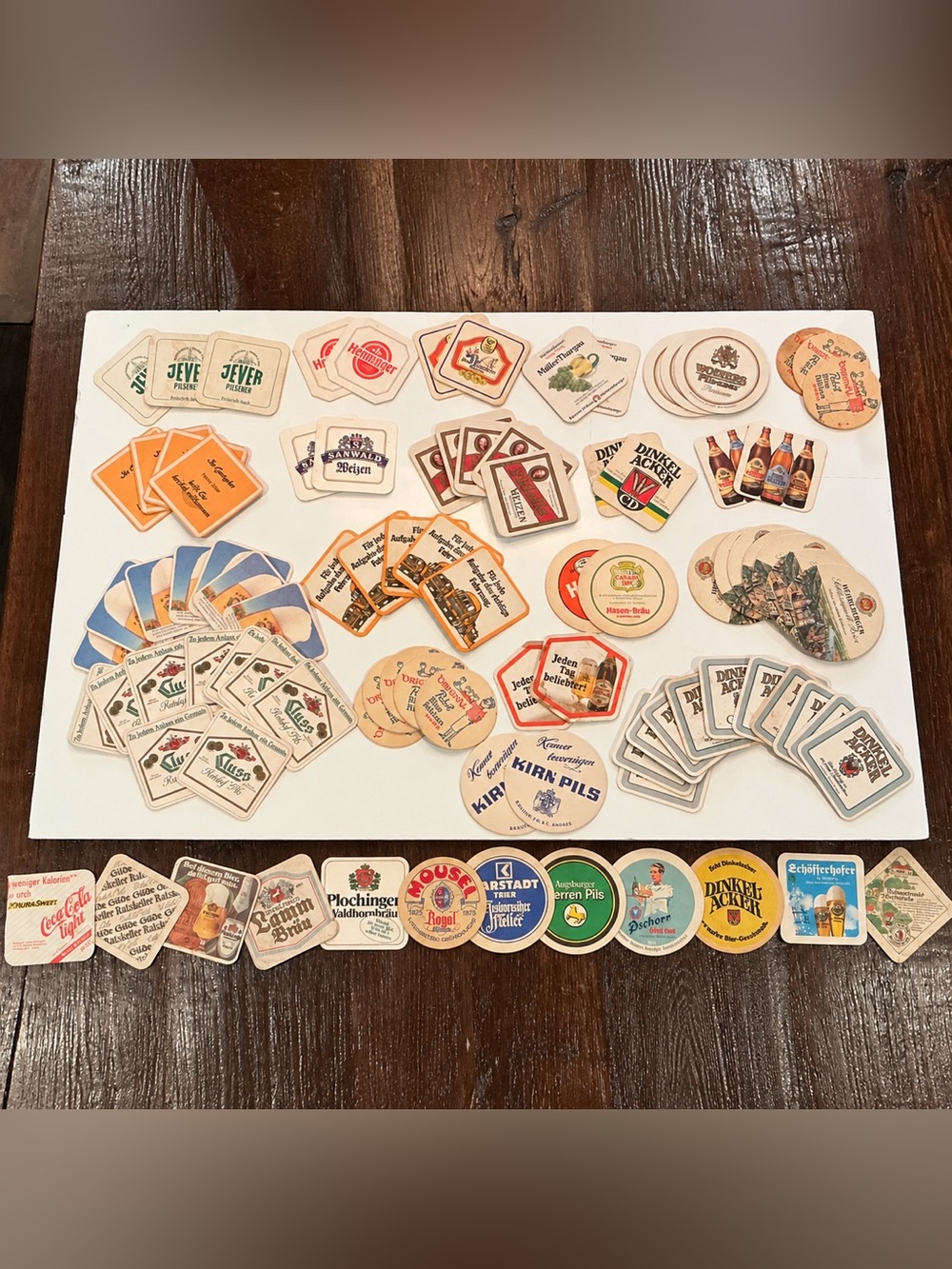 Vintage German Beer & Advertising Coasters | Mixed Lot of 93
